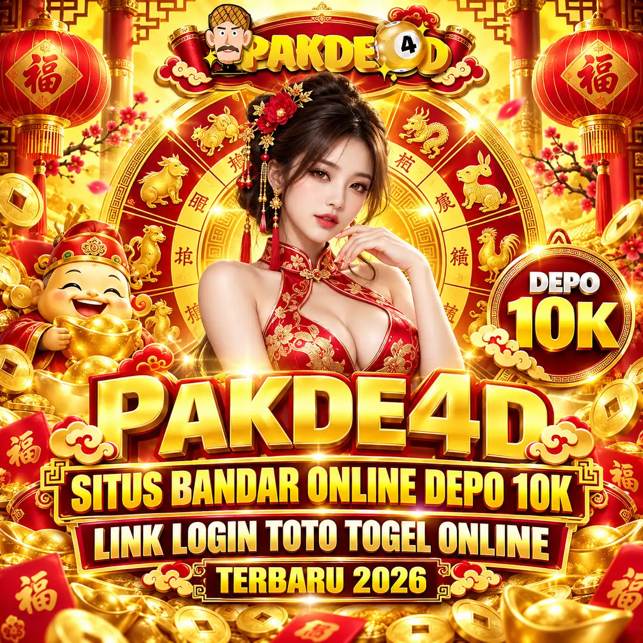 PAKDE4D | Situs Bandar Online Depo 10k & Link Login Toto Togel Online Terbaru 2026